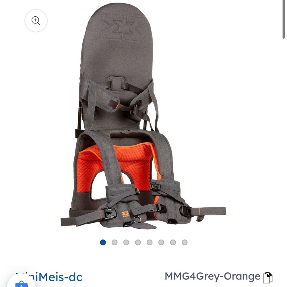 MiniMeis G4 Kids Carrier - Grey/Orange